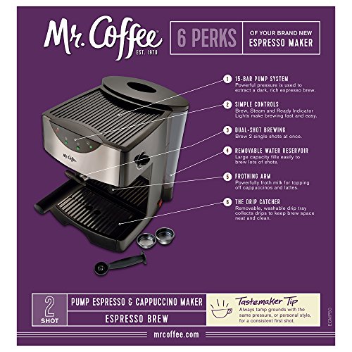 Mr. Coffee Automatic Dual Shot Espresso System Mr. Coffee Automatic Dual Shot Espresso System